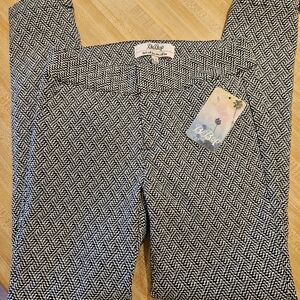 BeBop Black & White Patterned Pants - Size 3